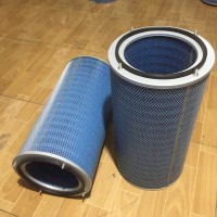 耐阻燃空氣濾芯 四個螺絲吊裝阻燃除塵濾筒