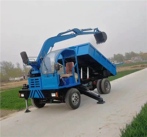 小型四輪自裝自卸隨車挖廠家現(xiàn)車,隨車挖